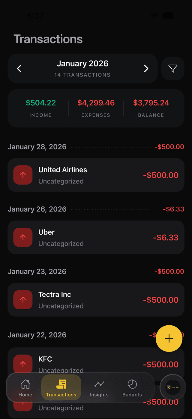 Kinshi mobile app screenshot 05